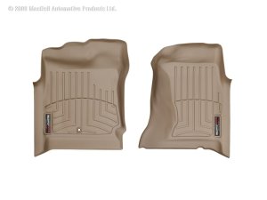 Dodge Durango FloorLiner - Front - WeatherTech - DigitalFit - Tan - `01-`03