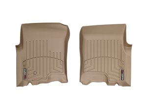 Ford Expedition Floor Mats - Front - WeatherTech - FloorLiner DigitalFit - Tan - `97-`02