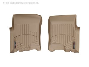 Ford Expedition Floor Mats - Front - WeatherTech - FloorLiner DigitalFit - Tan - `97-`02