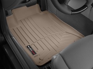 Mercedes-Benz E500 FloorLiner - Front - WeatherTech - DigitalFit - Tan - `03-`09