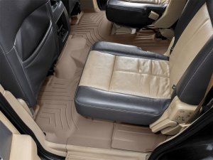 Ford Expedition Floor Mat Set - Rear - WeatherTech - FloorLiner HP - Tan - `07-`17