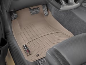 Dodge Challenger FloorLiner - Front - WeatherTech - DigitalFit - Tan - `15-`27