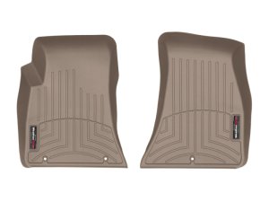 Dodge Challenger FloorLiner - Front - WeatherTech - DigitalFit - Tan - `15-`27