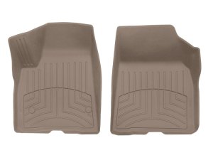 GMC Acadia Denali Floor Mat Set - Front - WeatherTech - FloorLiner HP - Tan - `17-`27 GMC Acadia Denali Floor Mat Set - Front - WeatherTech - FloorLiner HP - Tan - `17-`27