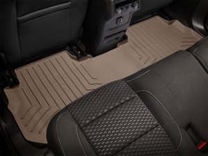 GMC Acadia Denali Floor Mat Set - Rear - WeatherTech - FloorLiner HP - Tan - `17-`27