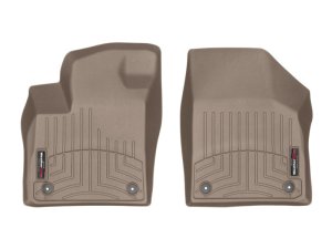 Volkswagen Atlas FloorLiner - Front - WeatherTech - DigitalFit - Tan - `18-`27