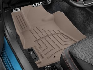 Subaru XV Crosstrek Floor Mats - Front - WeatherTech - FloorLiner HP - Tan - `18-`27 Subaru XV Crosstrek Floor Mats - Front - WeatherTech - FloorLiner HP - Tan - `18-`27