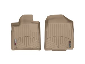 Acura MDX FloorLiner - Front - WeatherTech - DigitalFit - Tan - `07-`13