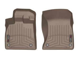 Audi Q5 FloorLiner - Front - WeatherTech - DigitalFit - Tan - `18-`27