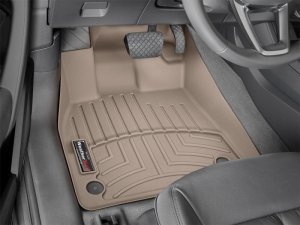 Audi Q5 FloorLiner - Front - WeatherTech - DigitalFit - Tan - `18-`27