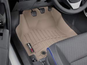 Toyota Corolla FloorLiner - Front - WeatherTech - FloorLiner DigitalFit - Tan - `17-`27