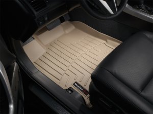 Acura RDX FloorLiner - Front - WeatherTech - DigitalFit - Tan - `07-`12