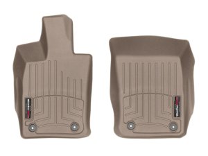 Porsche Panamera FloorLiner - Front - WeatherTech - DigitalFit - Tan - `17-`27