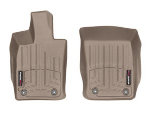 Porsche Panamera FloorLiner - Front - WeatherTech - DigitalFit - Tan - `17-`27