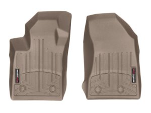 Jeep Compass FloorLiner - Front - WeatherTech - DigitalFit - Tan - `17-`27