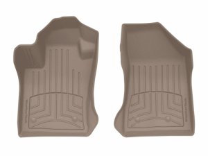 Jeep Compass Floor Mat Set - Front - WeatherTech - FloorLiner HP - Tan - `17-`26 Jeep Compass Floor Mat Set - Front - WeatherTech - FloorLiner HP - Tan - `17-`26