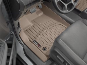 Honda Odyssey FloorLiner - Front - WeatherTech - DigitalFit - Tan - `18-`27