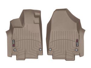 Honda Odyssey FloorLiner - Front - WeatherTech - DigitalFit - Tan - `18-`27