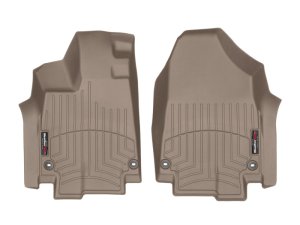 Honda Odyssey FloorLiner - Front - WeatherTech - DigitalFit - Tan - `18-`27