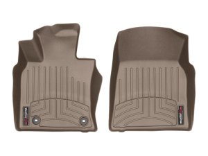 Toyota Camry FloorLiner - Front - WeatherTech - DigitalFit - Tan - `18-`27