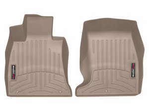 Kia Stinger FloorLiner - Front - WeatherTech - DigitalFit - Tan - `18-`27