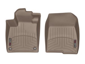 Honda Accord FloorLiner - Front - WeatherTech - DigitalFit - Tan - `18-`27