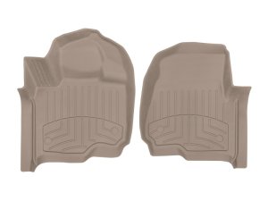 Lincoln Navigator Floor Mats - Front - WeatherTech - FloorLiner HP - Tan - `18-`27