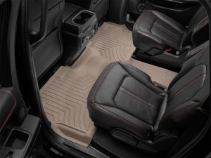 Ford Expedition MAX FloorLiner - Rear and Third Row - WeatherTech - DigitalFit - Tan - `18-`27