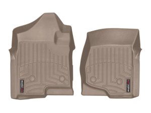 Chevrolet Silverado 3500 FloorLiner - Front - WeatherTech - DigitalFit - Tan - `08-`14 Chevrolet Silverado 3500 FloorLiner - Front - WeatherTech - DigitalFit - Tan - `08-`14