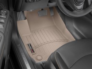 Volkswagen Jetta FloorLiner - Front - WeatherTech - DigitalFit - Tan - `19-`27