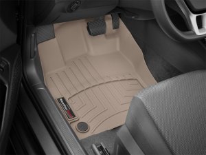 Volkswagen Jetta FloorLiner - Front - WeatherTech - DigitalFit - Tan - `19-`27