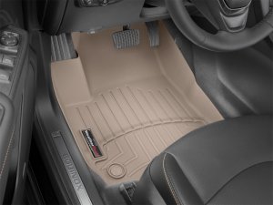 Volkswagen Jetta FloorLiner - Front - WeatherTech - DigitalFit - Tan - `19-`27