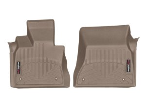 BMW X5 Floor Mats - Front - WeatherTech - FloorLiner DigitalFit - Tan - `18-`27