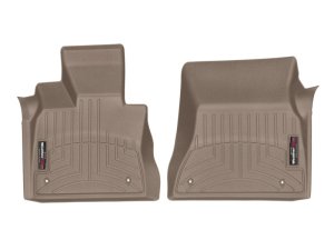 BMW X5 Floor Mats - Front - WeatherTech - FloorLiner DigitalFit - Tan - `18-`27