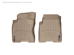 Nissan Rogue FloorLiner - Front - WeatherTech - DigitalFit - Tan - `08-`13