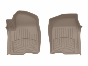 Chevrolet Silverado 1500 Floor Mats - Front - WeatherTech - FloorLiner HP - Tan - `19-`27