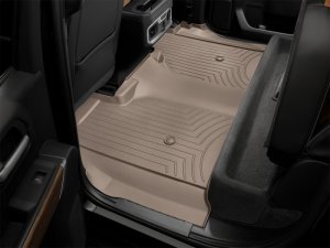 Chevrolet Silverado 1500 FloorLiner - Rear - WeatherTech - DigitalFit - Tan - `19-`27