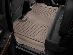 Chevrolet Silverado 1500 Floor Mat Set - Rear - WeatherTech - Floor Liner HP - Tan - `19-`27 Chevrolet Silverado 1500 Floor Mat Set - Rear - WeatherTech - Floor Liner HP - Tan - `19-`27