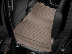 Chevrolet Silverado 1500 Floor Mat - Rear - WeatherTech - FloorLiner HP - Tan - `19-`27 Chevrolet Silverado 1500 Floor Mat - Rear - WeatherTech - FloorLiner HP - Tan - `19-`27