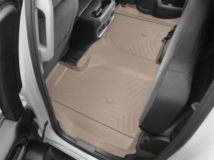 Chevrolet Silverado 1500 FloorLiner - Rear - WeatherTech - DigitalFit - Tan - `19-`27