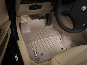 BMW 3 Series FloorLiner - Front - WeatherTech - DigitalFit - Tan - `06-`12 BMW 3 Series FloorLiner - Front - WeatherTech - DigitalFit - Tan - `06-`12