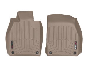 Porsche 911 FloorLiner - Front - WeatherTech - DigitalFit - Tan - `16-`17