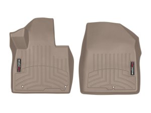 Hyundai Santa Fe FloorLiner - Front - WeatherTech - DigitalFit - Tan - `19-`27