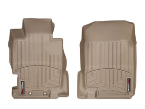 Acura TL FloorLiner - Front - WeatherTech - DigitalFit - Tan - `04-`08