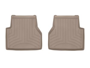 Audi A6 Sedan FloorLiner - Rear - WeatherTech - DigitalFit - Tan - `19-`27