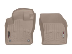 Volkswagen Tiguan Floor Mat Set - Front - WeatherTech - DigitalFit - Tan - `20-`27
