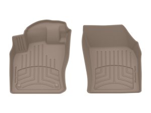 Volkswagen Tiguan Floor Mats - Front - WeatherTech - FloorLiner HP - Tan - `20-`27