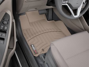 Kia Sportage FloorLiner - Front - WeatherTech - DigitalFit - Tan - `17-`27