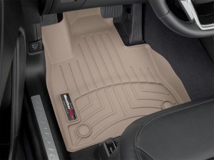 Ford Explorer FloorLiner - Front - WeatherTech - DigitalFit - Tan - `20-`27