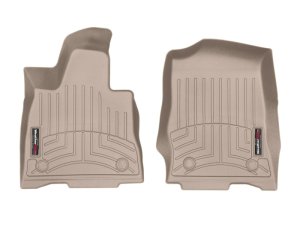 Lincoln Aviator FloorLiner - Front - WeatherTech - DigitalFit - Tan - `20-`27